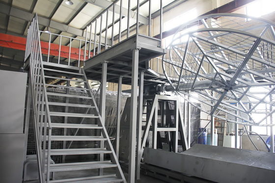 شراء آلة قولبة دورانية من النوع المكوكي الموفرة للطاقة نظام تحكم PLC آلات احترافية لصنع خزانات المياه. تصنيع عبر الإنترنت