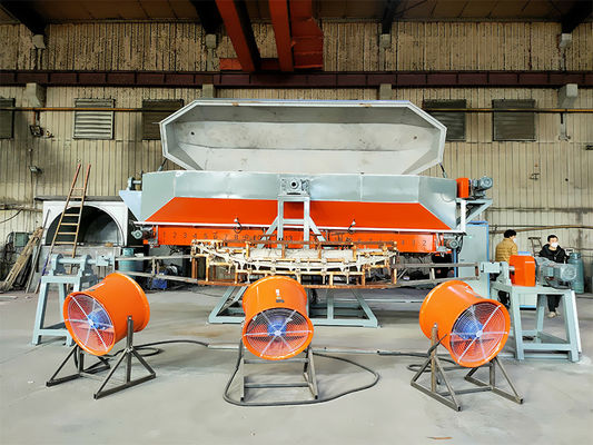 شراء Adjustable Rotation Speed Rock N Roll Rotomoulding Machine Fully Automatic تصنيع عبر الإنترنت