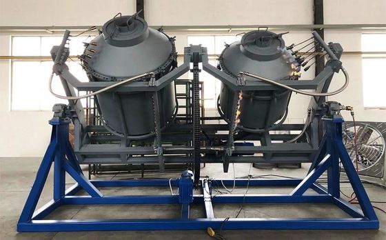 شراء High Capacity Electric Adjustable Rock And Roll Rotational Moulding Machine تصنيع عبر الإنترنت