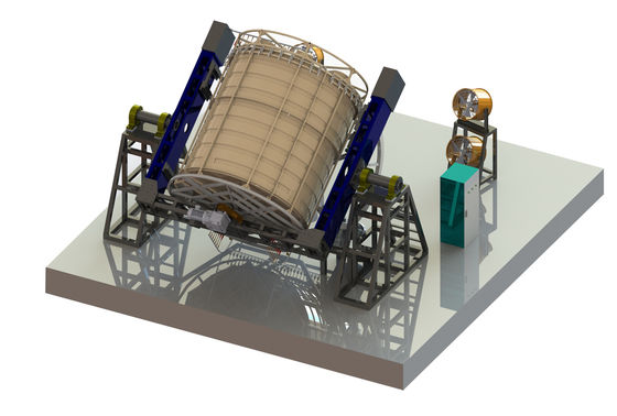 شراء PLC System Rock N Roll Rotomoulding Machine Water Cooled Fully Automatic Plastic Production تصنيع عبر الإنترنت