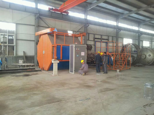 شراء Rotary Type Shuttle Rotomolding Machine Fully Automatic 220v A special roll-molding machine for water tanks تصنيع عبر الإنترنت