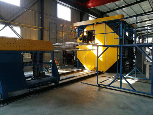 شراء Precision Shuttle Type Biaxial Rotomoulding Machine With PLC Control Aluminum Mold تصنيع عبر الإنترنت