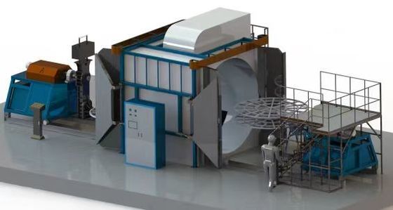 شراء Electric / Gas Heating Roto Molding Machine 3 Phase 380V 50Hz تصنيع عبر الإنترنت