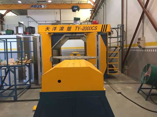 شراء Shuttle rotomolding machine Plastic Hollow Forming Machine Automatic rotational molding machine with variable-speed control تصنيع عبر الإنترنت