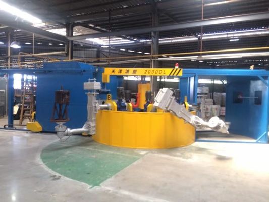 شراء Small 3 Arm Roto Casting Machine Fully Automatic تصنيع عبر الإنترنت
