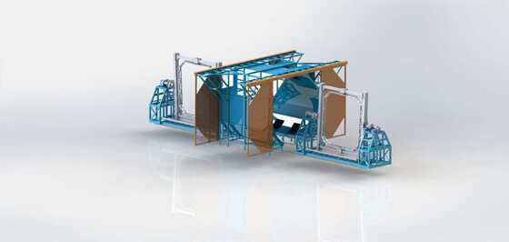 شراء Large Shuttle-Type Injection Molding Machine for High Efficiency Rotational Molding Equipment تصنيع عبر الإنترنت