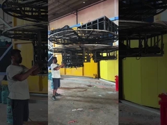 آلة قولبة روتو أوتوماتيكية بسعة 500-1000 لتر مع إطلاق قالب نفخ الهواء