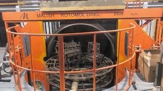 حقن متنقل للفرن ثلاثي الأذرع